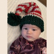 Christmas Infant Elf Hat 0-6 Mos