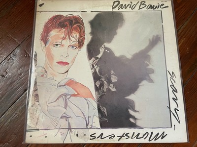 David Bowie Scary Monsters and Super Creeps Vinyl record VG+/NM