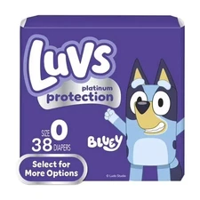 Luvs Platinum Protection Baby Diapers Size Newborn, 38 Count.