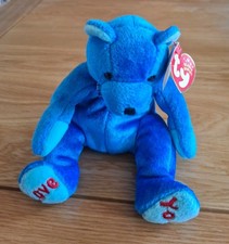 TY Beanie Babies TY Bears DAD-e (2002)  plush cuddly toy. 
