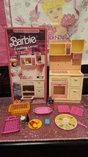 1987 Sweet Roses Barbie Cooking Center with Box - Incomplete