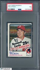 1973 Topps Baseball Unopened Cello Pack PSA 7 NM