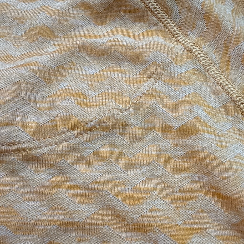 Patagonia Orange Chevron Print Short Sleeve Tee Medium Outdoors Gorpcore Hiking thumbnail 12