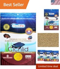 High-Protein Cichlid Fish Food with Antarctic Krill - 1kg, All Life Stages