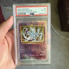 2002 Pokemon Legendary Collection - MEWTWO 29/110 Reverse Holo PSA 6