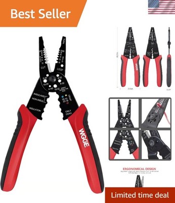 Multi-Function Professional Wire Stripper: 8-Inch Precision Crimping Tool