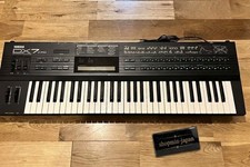 Yamaha DX7II-FD FM Synthesizer Battery Replaced Aftertouch Tested from Japan