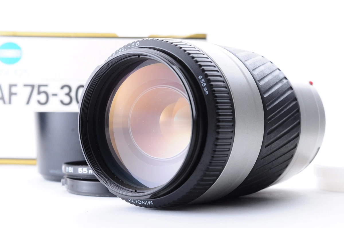 MINOLTA レンズAF zoom 75-300mm 1.5m/4.9ft Minolta Zoom 75-300mm Focal Camera Lenses for sale | eBay