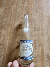 Vtg Mil-Kay Bottling McPherson Bros Beverage Co Advertising ACL Soda Cola Bottle