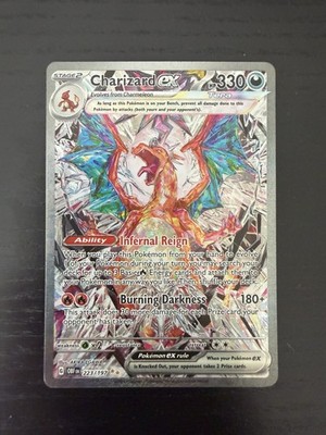海外版　リザードンex SAR ポケカ Charizard 223/197 Charizard ex 223/197 Obsidian Flames Illustration Rare NM Pokemon