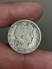 1900- P Barber Quarter