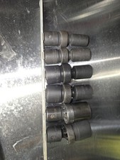 Snap On 1/2 Drive SAE Universal Swivel Impact Set. Excellent Used Condition. USA