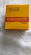 17 Kodak Super 8 Kodachrome 40 Type A 15m Orginal Verpackt