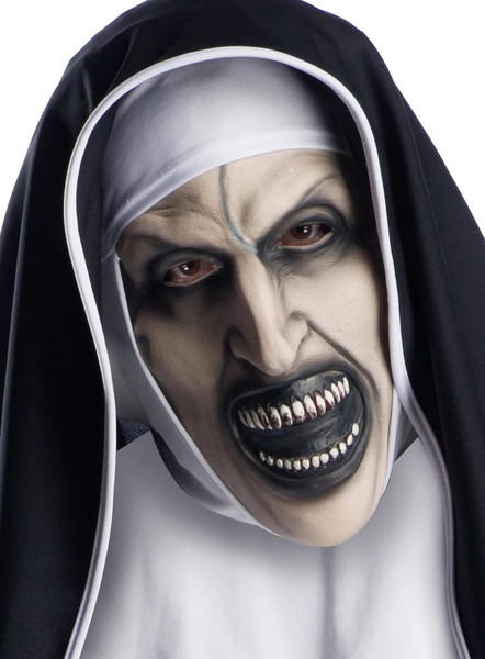 The Nun - KostüM Nonnen Maske Halloween Fasching - Latexmaske Der Nicht So-image