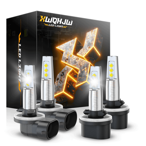 XWQHJW 80W 9000LM US LED Kit 6500K Fog Light Bulbs - 880 881 893 899⭐ - Picture 1 of 11