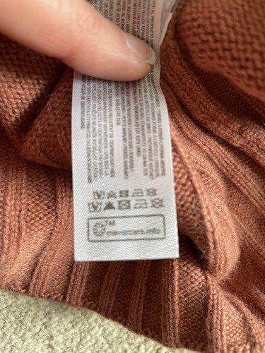 Primark Edit Brown Jumper Wool Cashmere Tan Rust Size Small BNWT RRP £24 - Picture 13 of 13