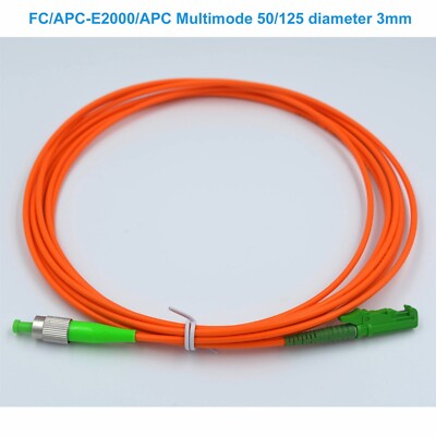 10pack FC/APC-E2000/APC Multimode 50/125 fiber optic jumper Single Patch Cord