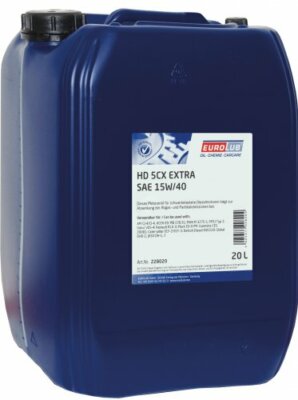 Eurolub HD 5CX Extra SAE 15W-40 20l Kanister
