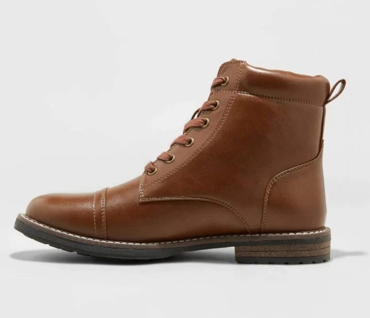 Mens combat top boots target