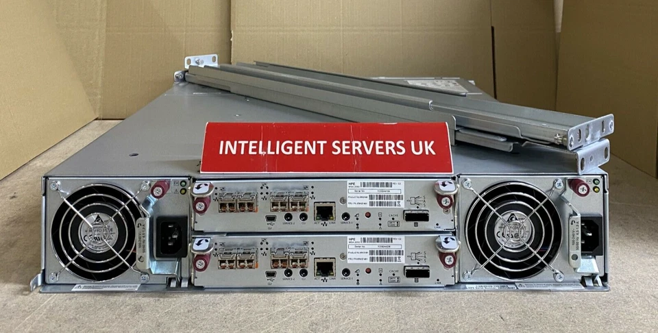 Q1J01A HPE MSA2050 76.8TB SSD (24x 3.2TB) Dual SAN Controllers SFF SAN Head - Image 3 of 3