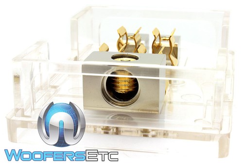PHOENIX TXBB2 GOLD 0 GA 4 AWG 2 AMP FUSE SPEAKER SUB AMPLIFER DISTRIBUTION BLOCK - Picture 5 of 6