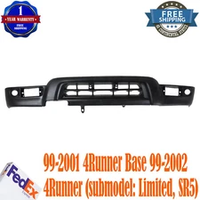 New Front Lower Valance Primed W/Fender Flare Holes For 1999-2002 Toyota 4Runner