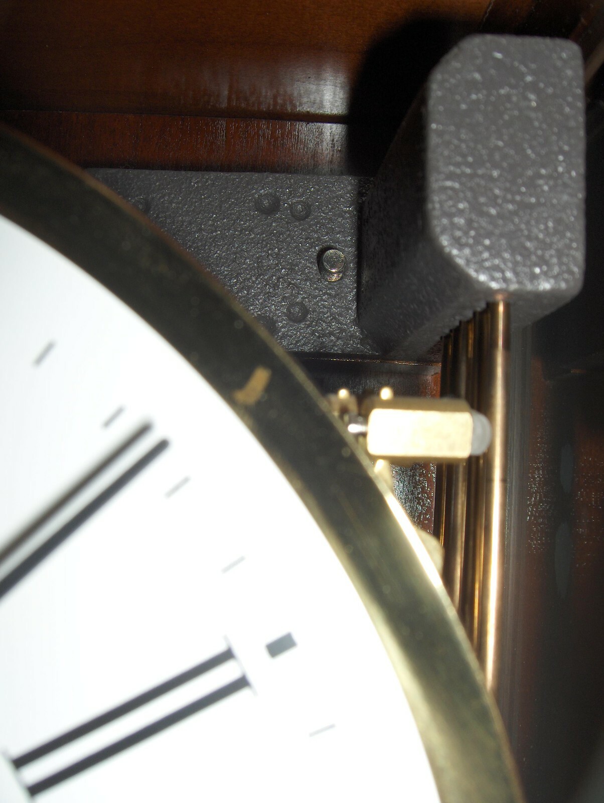 Howard Miller Milan Wall Clock Model 613212 Cherry Wood Cable Driven