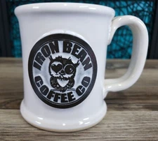 IRON BEAN COFFEE 2021 O'REO WHITE MUG CUP NORI 77/295 SUNSET HILL USA NEW