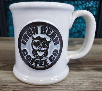 IRON BEAN COFFEE 2021 O'REO WHITE MUG CUP NORI 77/295 SUNSET HILL USA NEW
