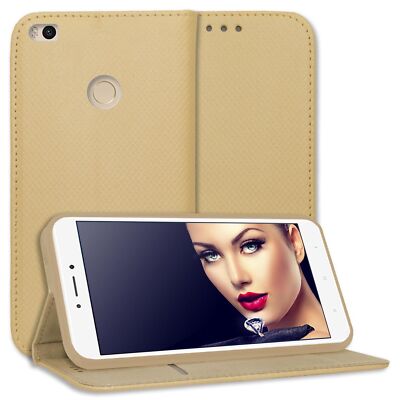 Schutzhülle Bookstyle für Xiaomi Mi Max (6.44'') (gold) Tasche Case