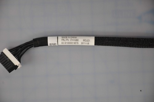 LENOVO 450MM, MICROFIT 16PIN TO 12PIN,2ND 12X3.5 HDD BP POWER CABLE 01KN080 - Picture 3 of 3
