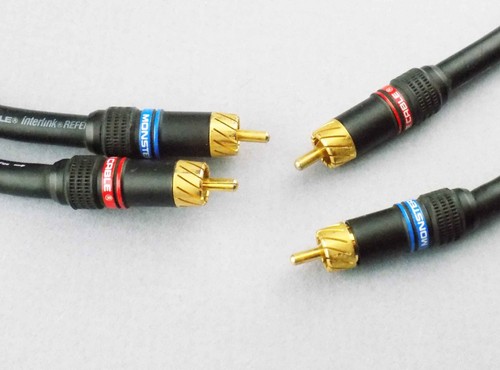 Monster Reference 2 Interlink RCA Cable Choice 40in (1M) or 30in, Single or Pair - Picture 4 of 15