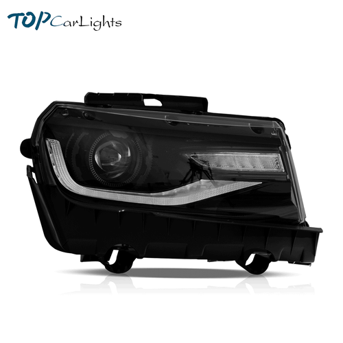 Faros proyectores LED VLAND + bombillas D2H para Chevy Camaro 2014-2015 con RGB DRL - Imagen 14 de 24
