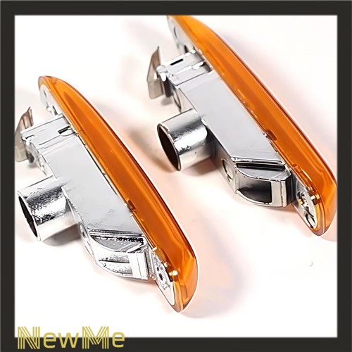 2pc Side Marker Lights Guard Indicator For BMW 3-Series E46 Sedan Coupe NO Bulbs - Picture 6 of 6