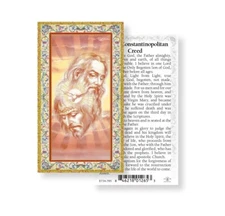 Nicene (Niceno - Constantinopolitan) Creed  - Gold Trim - Paperstock Holy Card