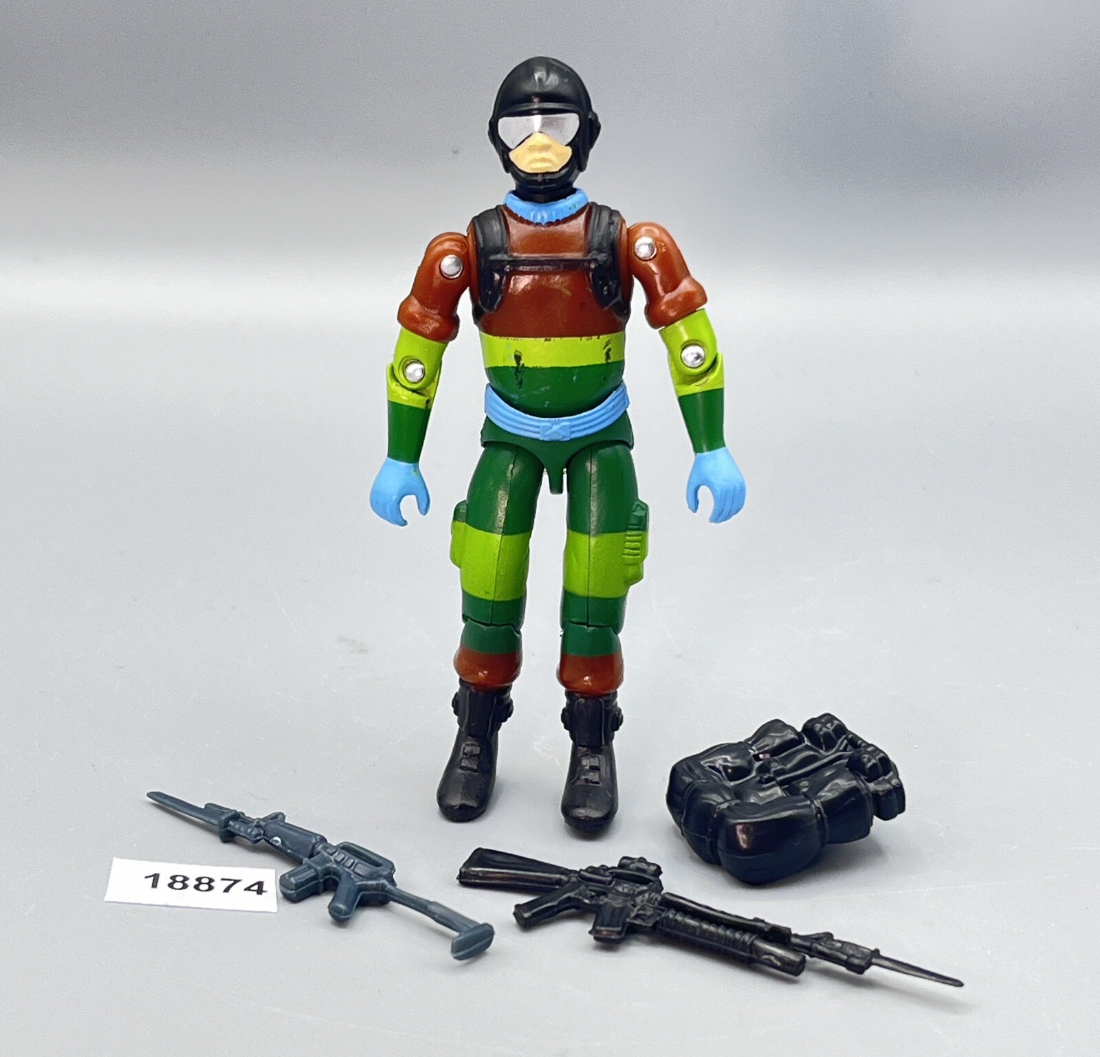 BLACK MAJOR CUSTOM TRIPWIRE MARAUDER TASK FORCE TROOPER G.I. Joe 3.75