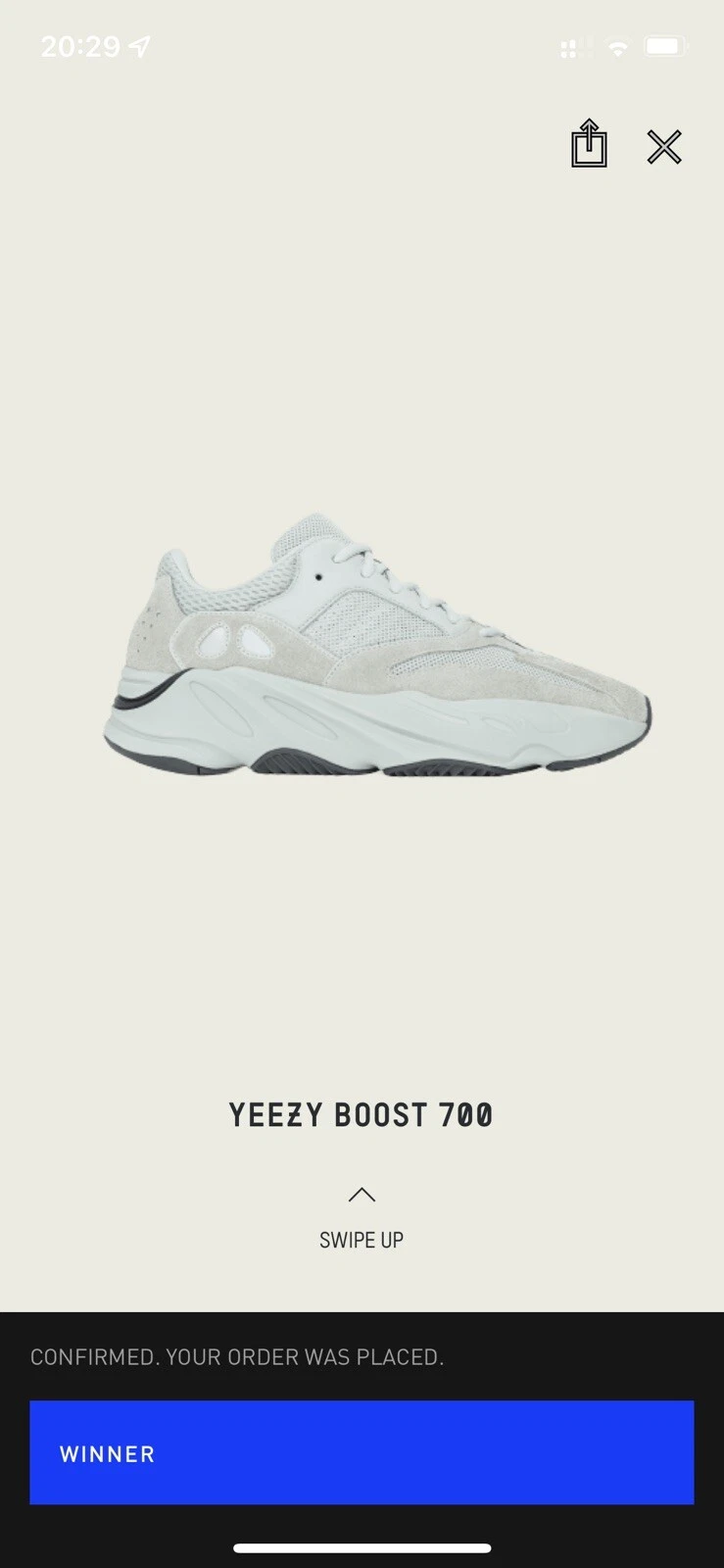 Adidas Yeezy Boost 700 V1 sale UK10 5 nuovissima