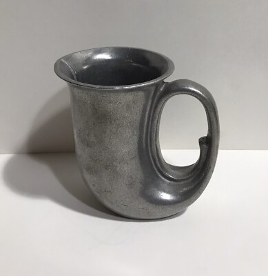 Vintage Wilton Armetale U.S.A. Pewter French Horn-shaped Beer Stein Mug  5  tall