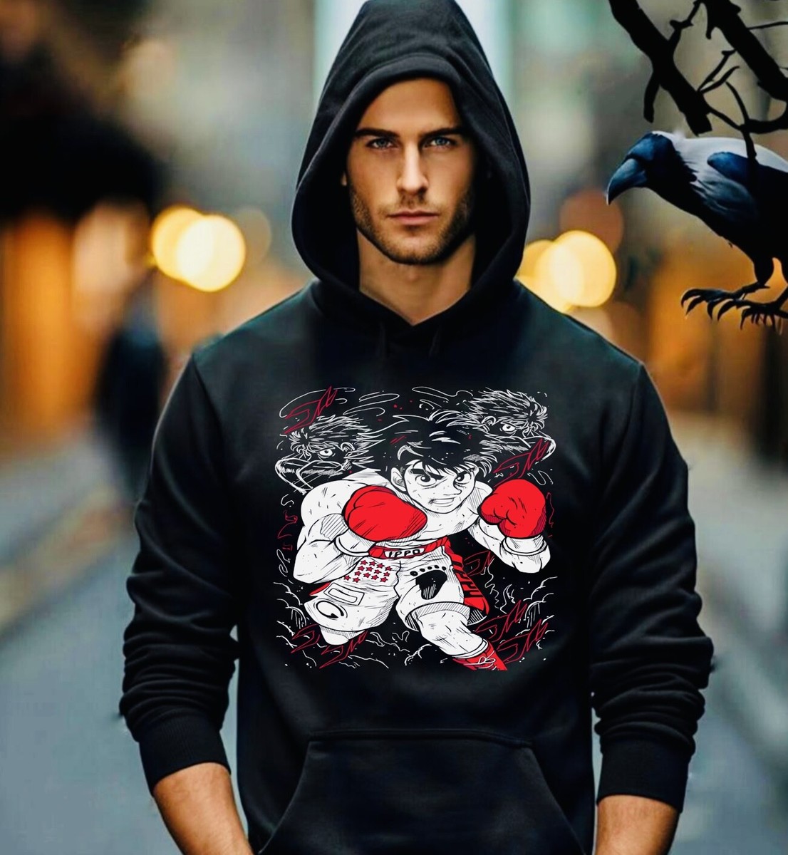 Motoki's Birthday Hoodie XLサイズ Boxing Gloves, Hajime No Ippo hoodie,Kamogawa Boxing Gym Hoodie