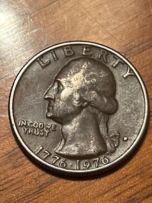 確認用です。 1776-1976 D Bicentennial Quarter D Filled Error w/ Bronzing and