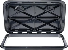 Amarine Made 24" X 14" Marine Deck Hatch Boat Deck Hatch Access Hatch Lid Black