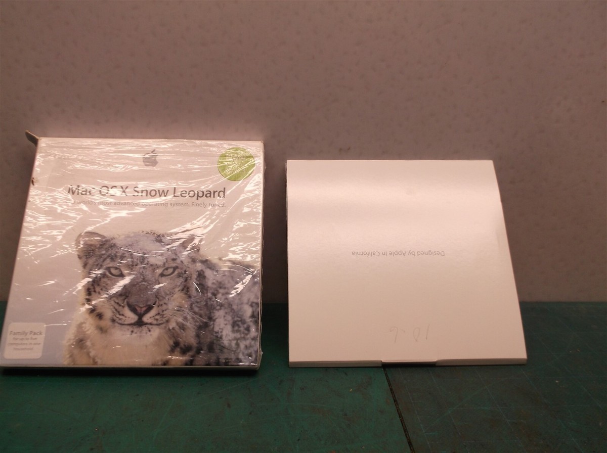 APPLE MAC OS X 10.6 SNOW LEOPARD MC223Z/A UPDATE IN BOX ON DVD