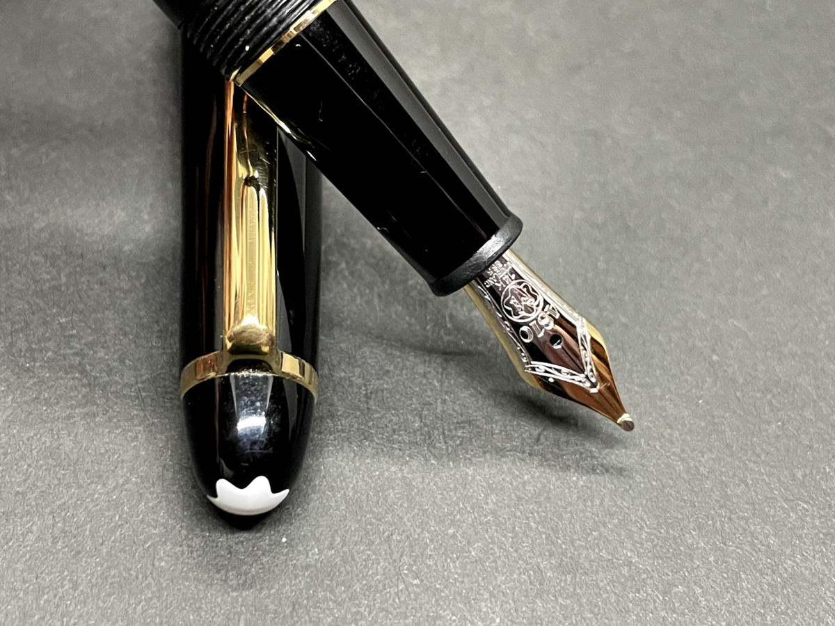 Excellent++] MONTBLANC MEISTERSTUCK 145 PIX Black Fountain Pen NIB