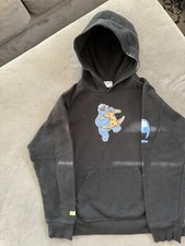 Champion Sesame Street Collab Cookie Monster Pullover Hoodie Kids Large Vintage