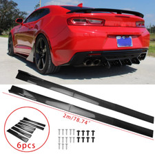 78.7"/2m Carbon Optik Sideskirts Seitenschweller für Chevrolet Camaro 5 V SS