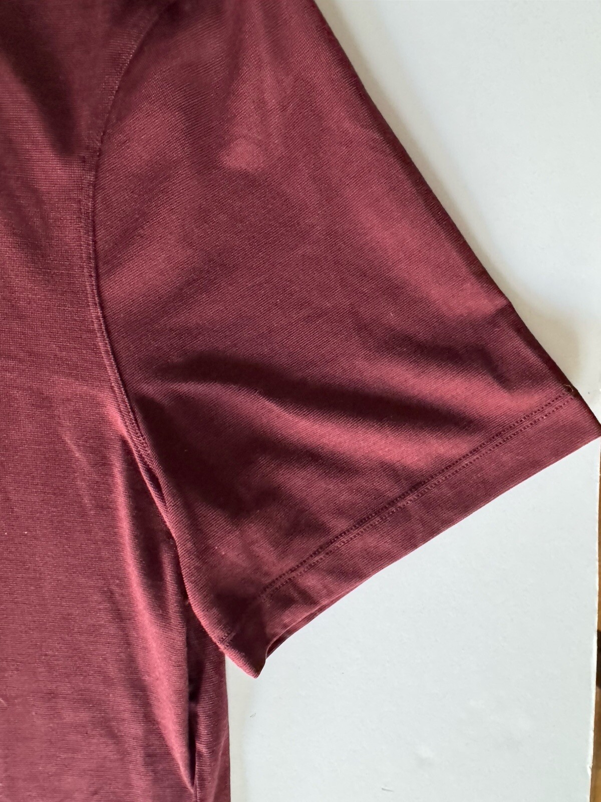 Lululemon Mens Evolution Short Sleeve Polo Shirt ~ Red ~ L Large $88 image 5