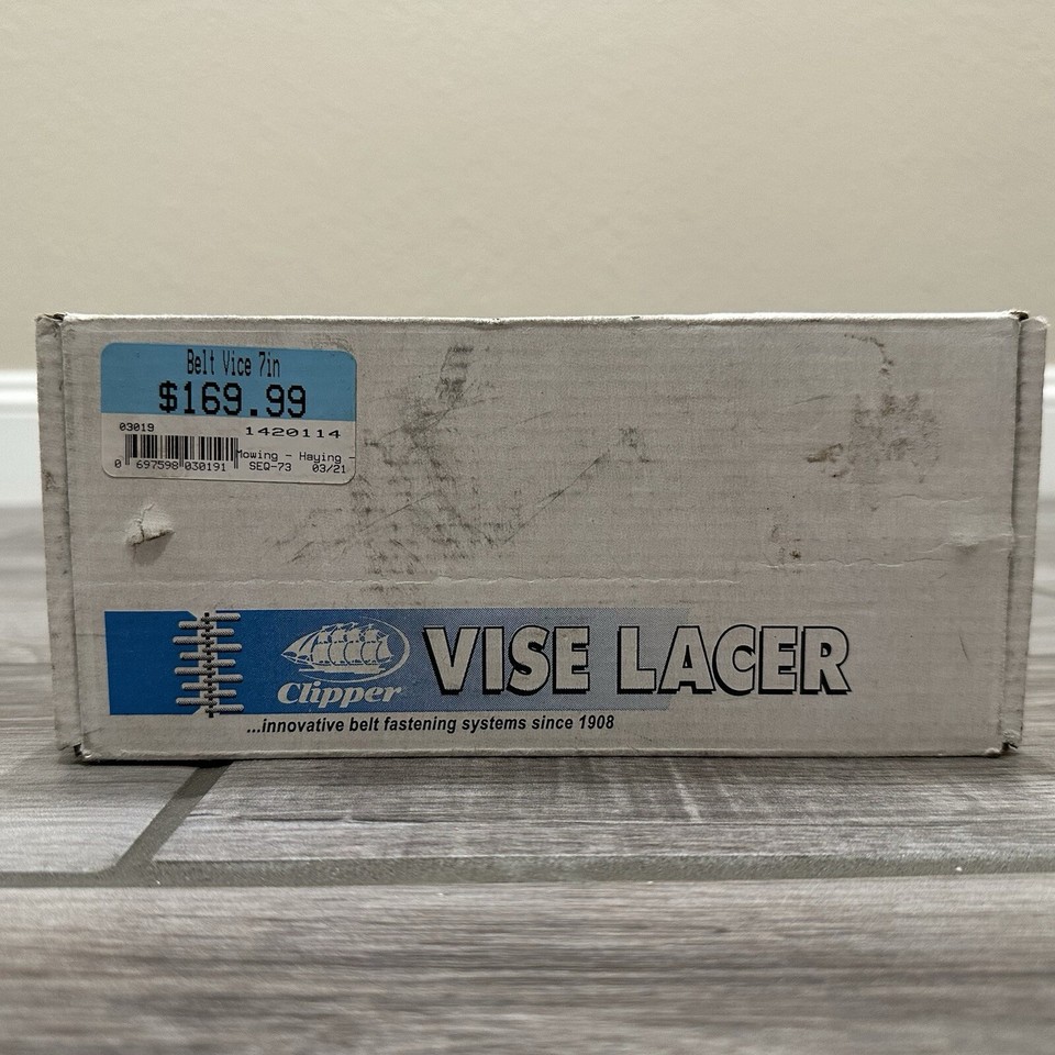 Round Hay Baler Belt Tool Clipper Vise Vice Lacer Tool 7" belt repair