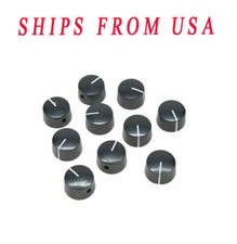 10pcs Vintage Style Barrel Guitar AMP Knob Amplifier Knobs fits Fender AMP