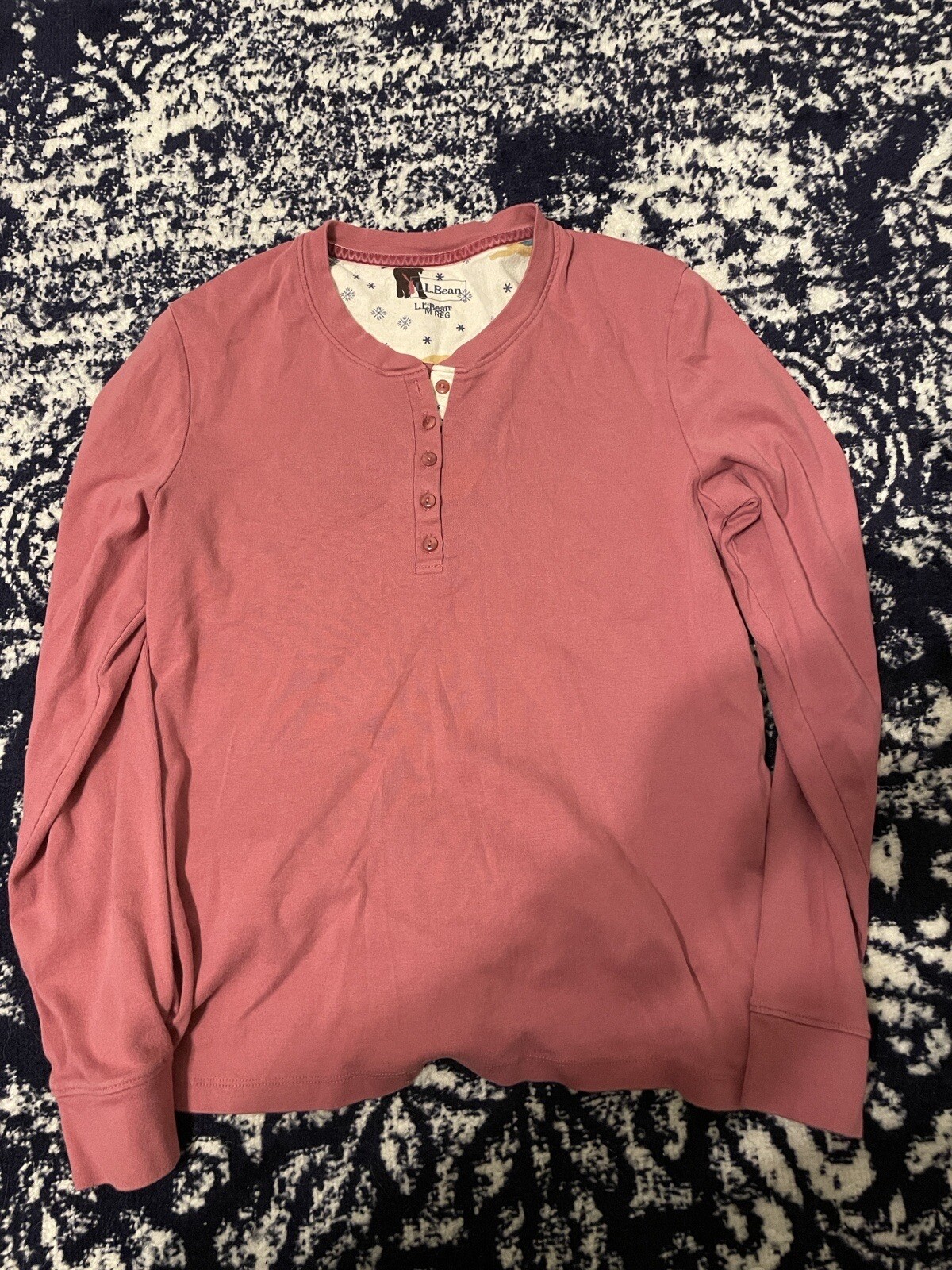 LL Pink Pull Over Shirt Medium - image 1