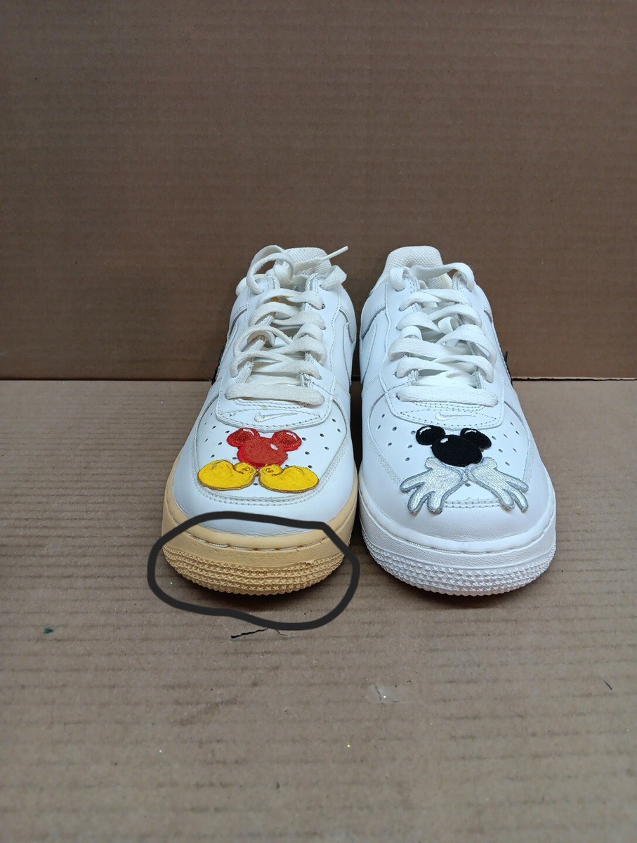 Nike Air Force1 (Gs) Style- 306291, White/red Micky Mouse, Sz 7y